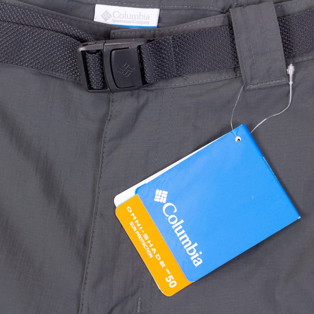 NWT Columbia Kestrel Trail Convertible Pants Mens 34x34 Grey Nylon UPF 50 - Picture 6 of 15
